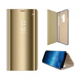 Viedtālruņa atveramais maciņš Samsung Galaxy S22 Plus Smart Clear View Gold
