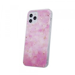 Viedtālruņa aizmugurējais vāciņš Samsung Galaxy A30S / A50 / A50S Gold Glam Pink, With Design