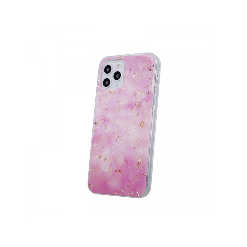Viedtālruņa aizmugurējais vāciņš Samsung Galaxy A33 5G Gold Glam Pink, With Design