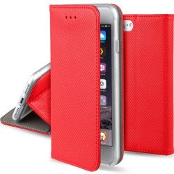 Viedtālruņa atveramais maciņš Apple iPhone 11 Pro Max Smart Magnet Red