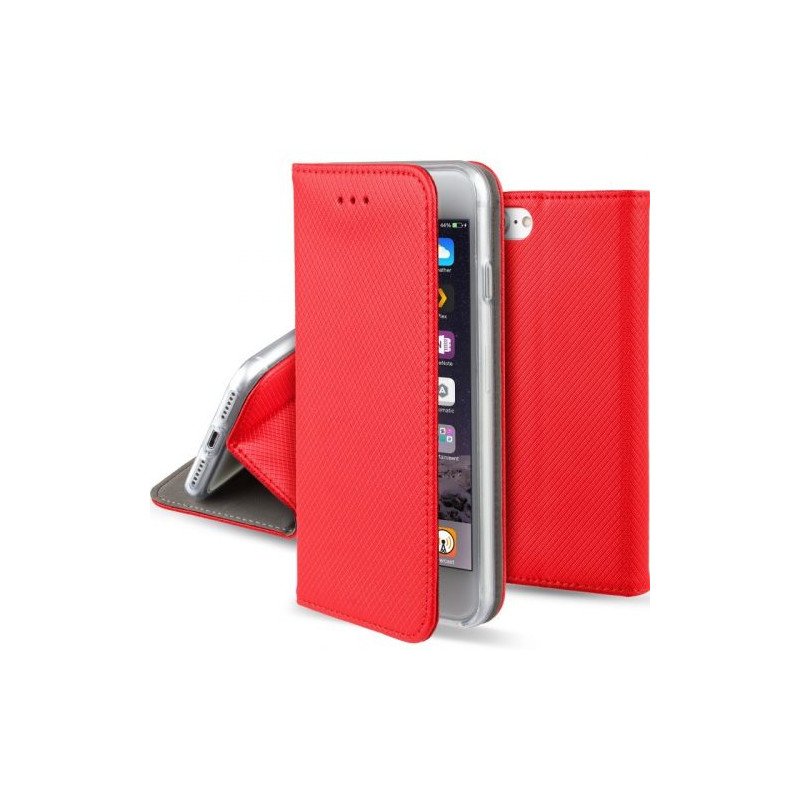 Viedtālruņa atveramais maciņš Apple iPhone 11 Pro Max Smart Magnet Red