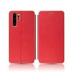 Viedtālruņa atveramais maciņš Huawei P30 Frame Book Red