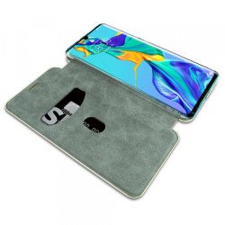 Viedtālruņa atveramais maciņš Samsung Galaxy A20 Frame Book Black