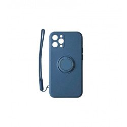 Viedtālruņa aizmugurējais vāciņš Apple iPhone 13 Mini Pastel Ring Dark Blue