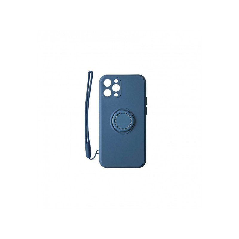 Viedtālruņa aizmugurējais vāciņš Apple iPhone 13 Mini Pastel Ring Dark Blue
