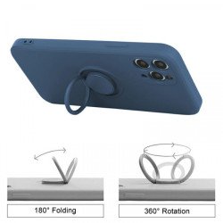 Viedtālruņa aizmugurējais vāciņš Apple iPhone 13 Pro Pastel Ring Dark Blue