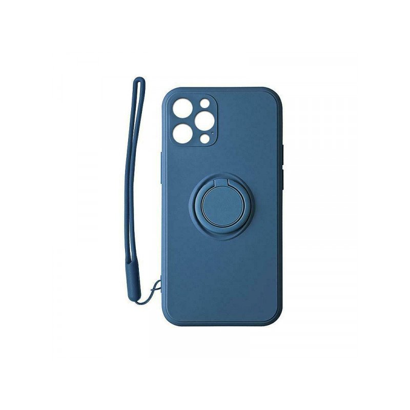 Viedtālruņa aizmugurējais vāciņš Apple iPhone 13 Pro Max Pastel Ring Dark Blue