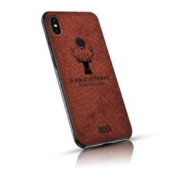 Viedtālruņa aizmugurējais vāciņš Apple iPhone XR Deer Case Brown, With Design