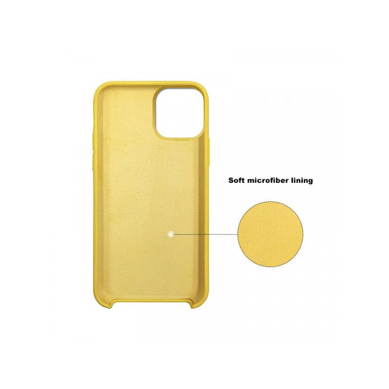 Viedtālruņa aizmugurējais vāciņš Apple iPhone 13 Pro Max Liquid Box Yellow