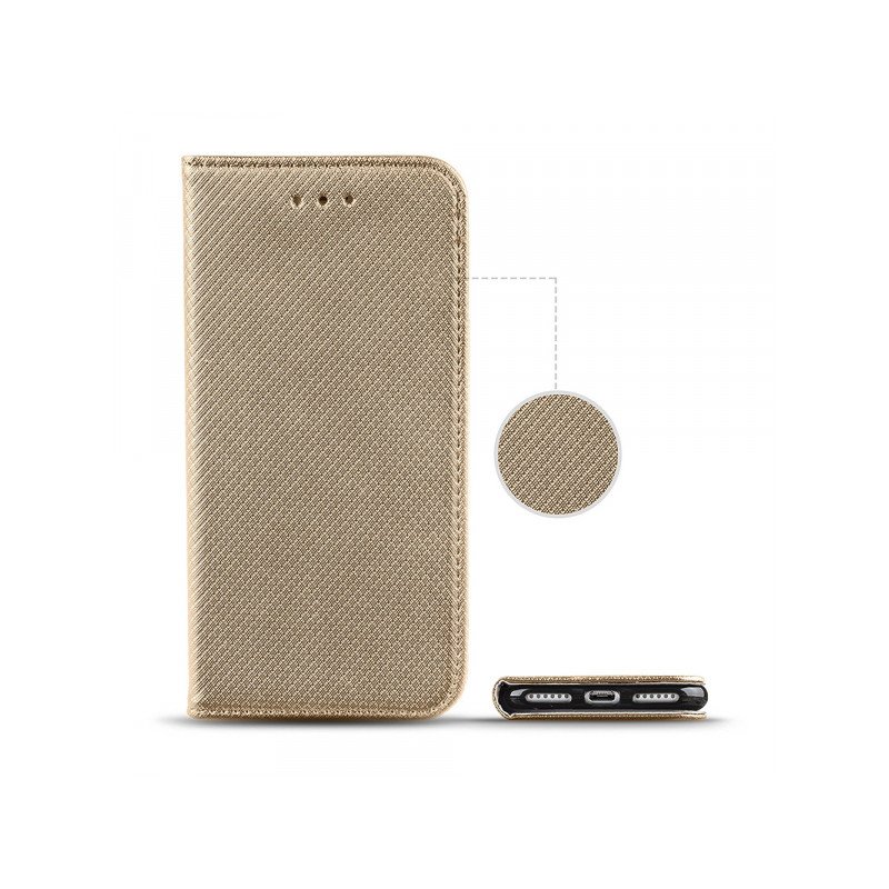 Viedtālruņa atveramais maciņš Apple iPhone 11 Pro Max Smart Magnet Gold