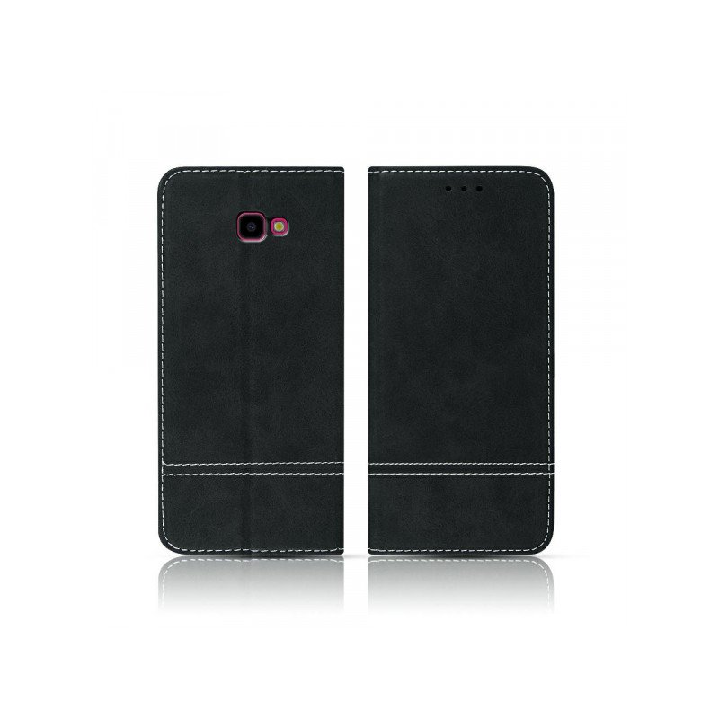 Viedtālruņa atveramais maciņš Apple iPhone 12 Pro Max Suede Black