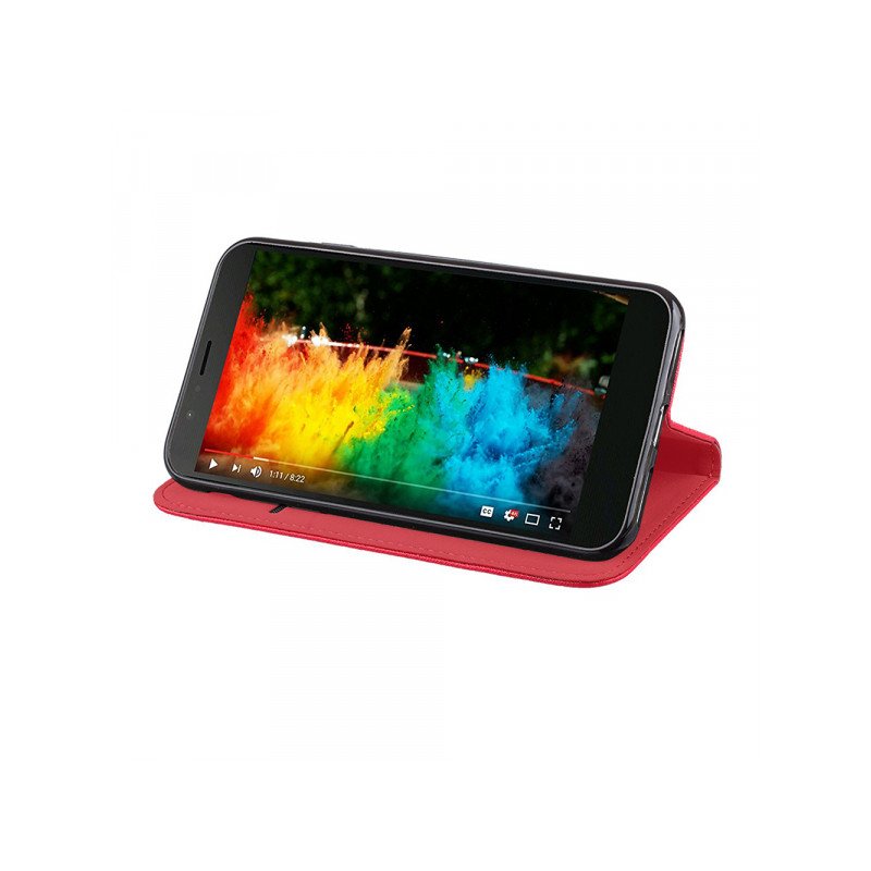 Viedtālruņa atveramais maciņš Xiaomi Mi 10T Lite Smart Magnet Red