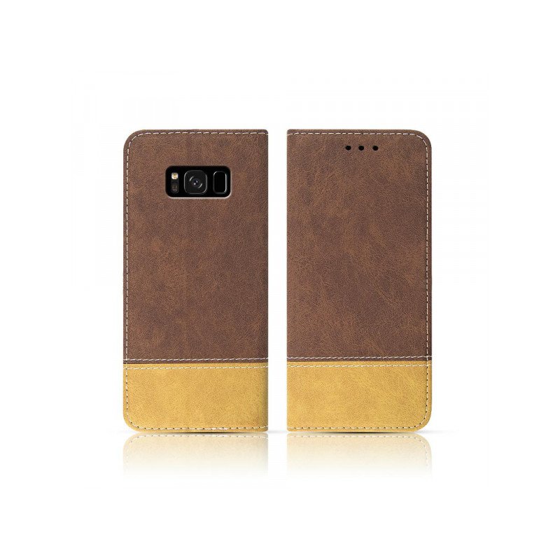 Viedtālruņa atveramais maciņš Samsung Galaxy A31 Suede Brown
