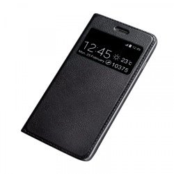 Viedtālruņa atveramais maciņš Apple iPhone XS Max Smart Look Black