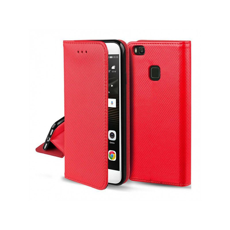 Viedtālruņa atveramais maciņš Apple iPhone 13 Pro Max Smart Magnet Red