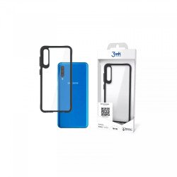 Viedtālruņa aizmugurējais vāciņš Samsung Galaxy A30S / A50 / A50S Satin Armor Case + Black, Transparent