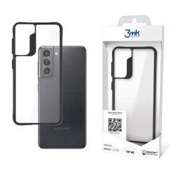 Viedtālruņa aizmugurējais vāciņš Samsung Galaxy S21 Plus Satin Armor Case + Black, Transparent