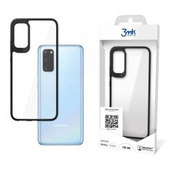 Viedtālruņa aizmugurējais vāciņš Samsung Galaxy S20 Satin Armor Case + Black, Transparent