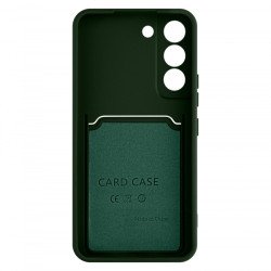 Viedtālruņa aizmugurējais vāciņš Samsung Galaxy S22 Ultra CARD Case Green