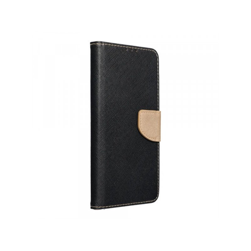 Viedtālruņa atveramais maciņš Samsung Galaxy S23 Fancy Book Black-Gold Black