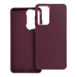 Viedtālruņa aizmugurējais vāciņš Samsung Galaxy A52 / A52 5G / A52s 5G Frame case Deep Purple