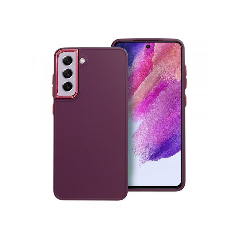 Viedtālruņa aizmugurējais vāciņš Samsung Galaxy S21 FE Frame Purple