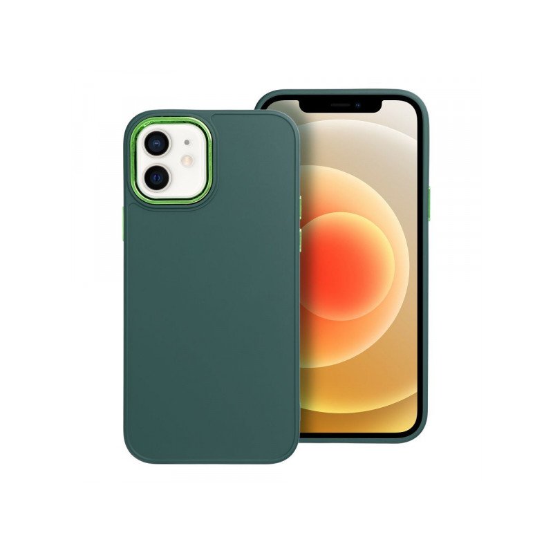 Viedtālruņa aizmugurējais vāciņš Apple iPhone 12/12 Pro Frame Green