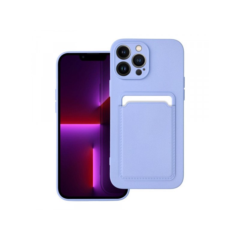 Viedtālruņa aizmugurējais vāciņš Apple Iphone 15 Plus CARD Case Violet
