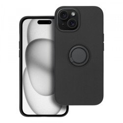 Чехлы SILICONE RING Case for IPHONE 15 black