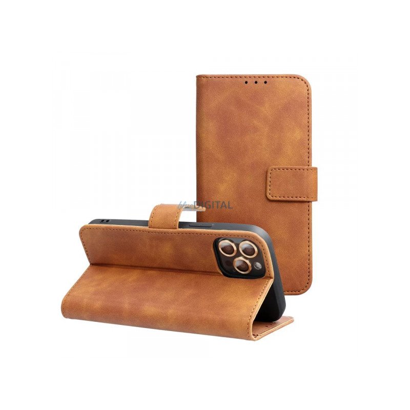 Viedtālruņa atveramais maciņš Samsung Galaxy S21 FE Tender Brown
