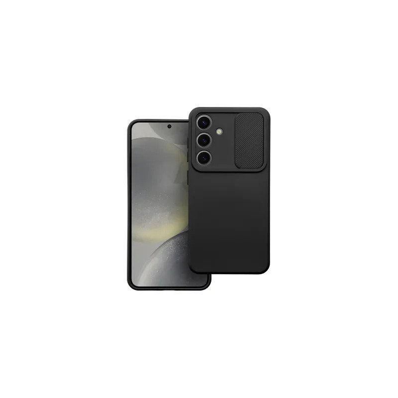 Viedtālruņa aizmugurējais vāciņš Samsung Galaxy S24 Camshield Slide Black