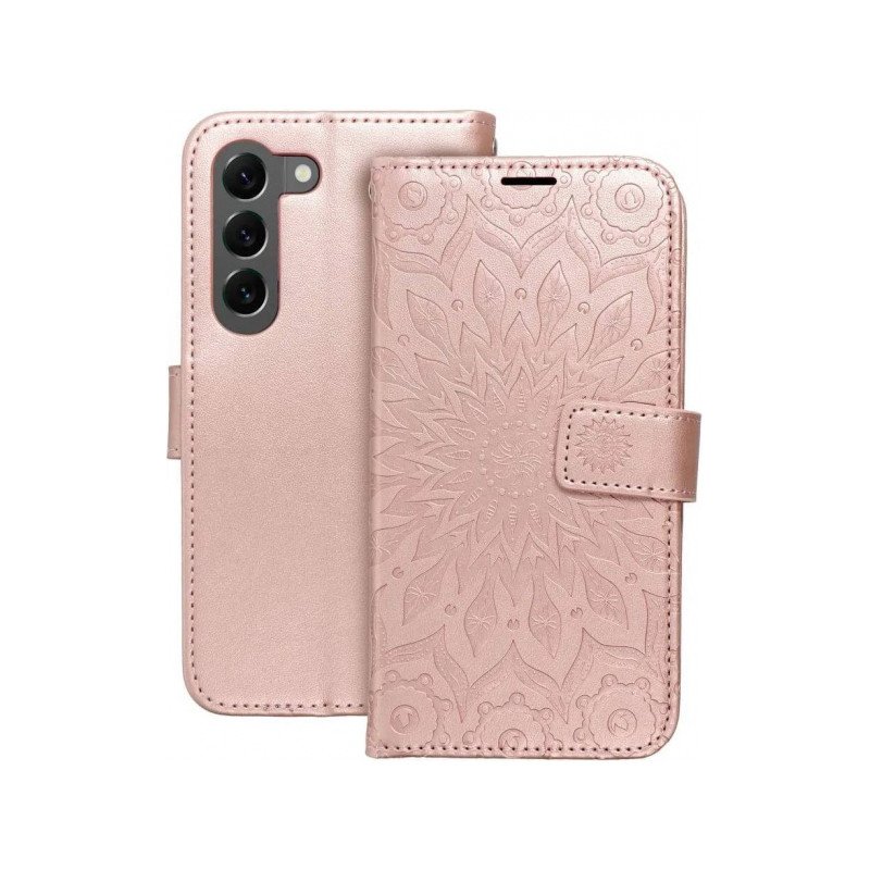 Viedtālruņa atveramais maciņš Samsung Galaxy A15 5G Mezzo Book Dreamcatcher Gold