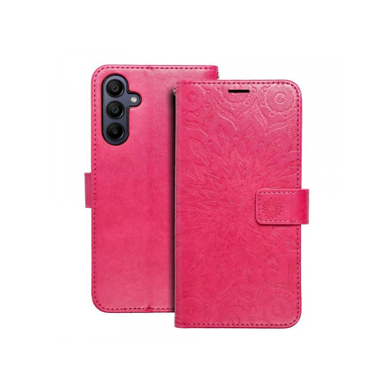 Viedtālruņa atveramais maciņš Samsung Galaxy A15 Mezzo Book Mandala Pink