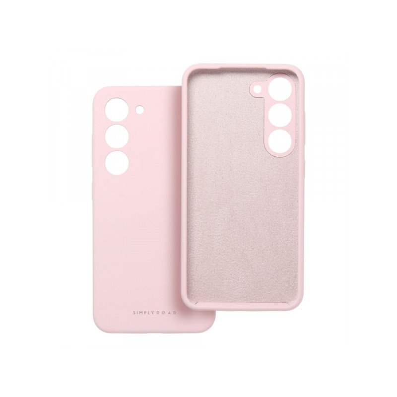 Viedtālruņa aizmugurējais vāciņš Samsung Galaxy S24 Cloud Skin Light Pink