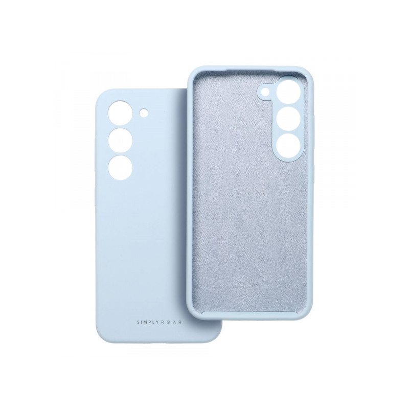 Viedtālruņa aizmugurējais vāciņš Samsung Galaxy S24 Ultra Cloud Skin Light Blue