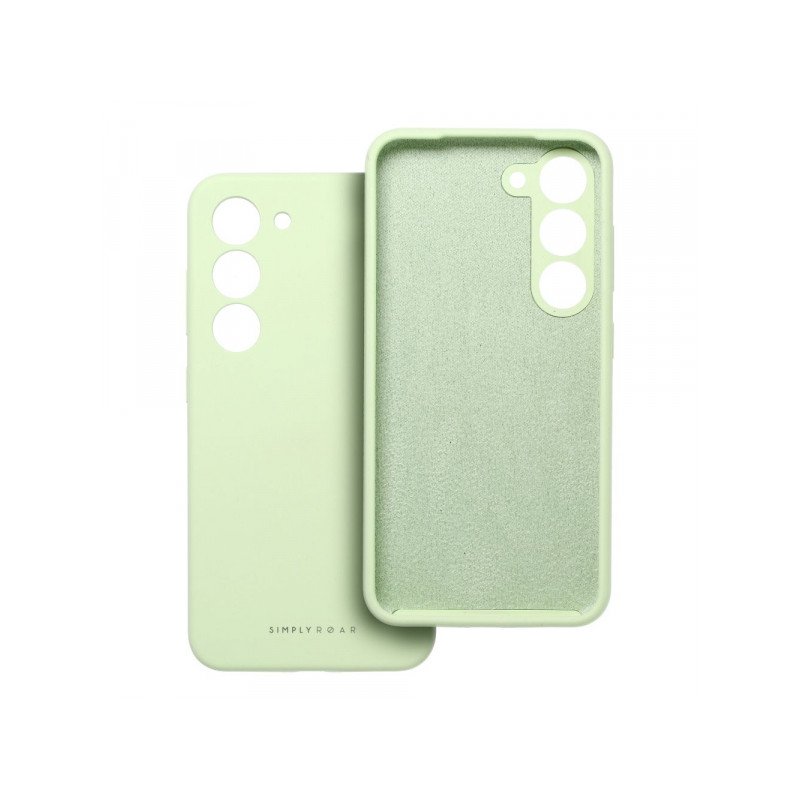 Viedtālruņa aizmugurējais vāciņš Samsung Galaxy S24 Ultra Cloud Skin Light Green