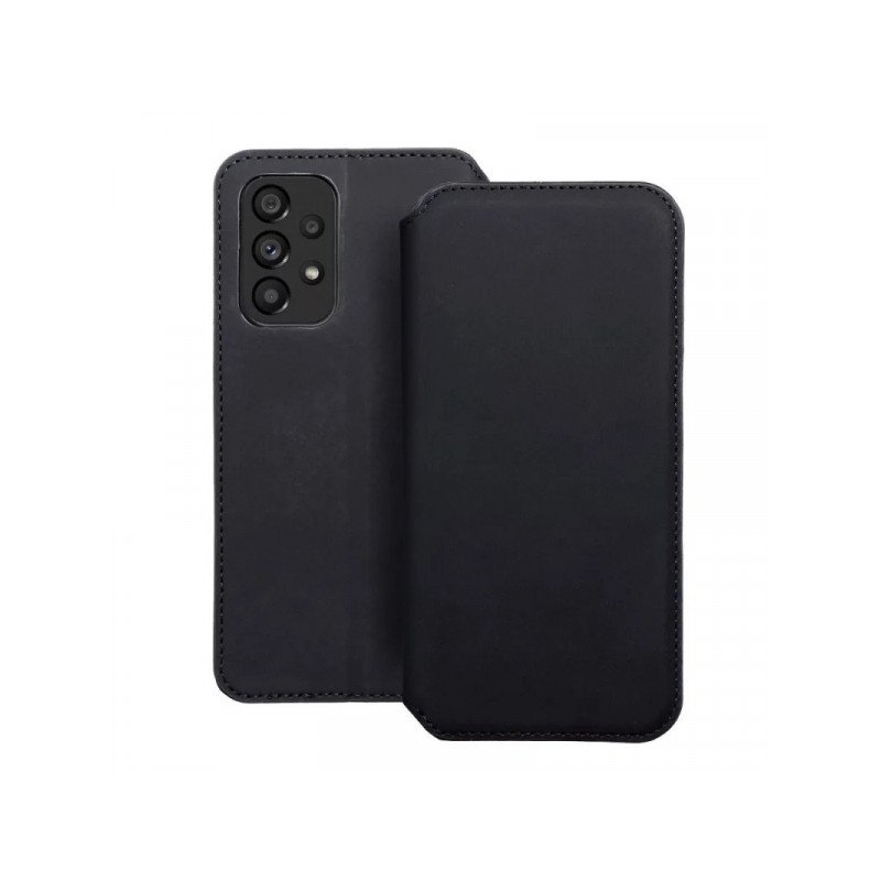 Viedtālruņa atveramais maciņš Samsung Galaxy A55 5G Dual Pocket Book Black