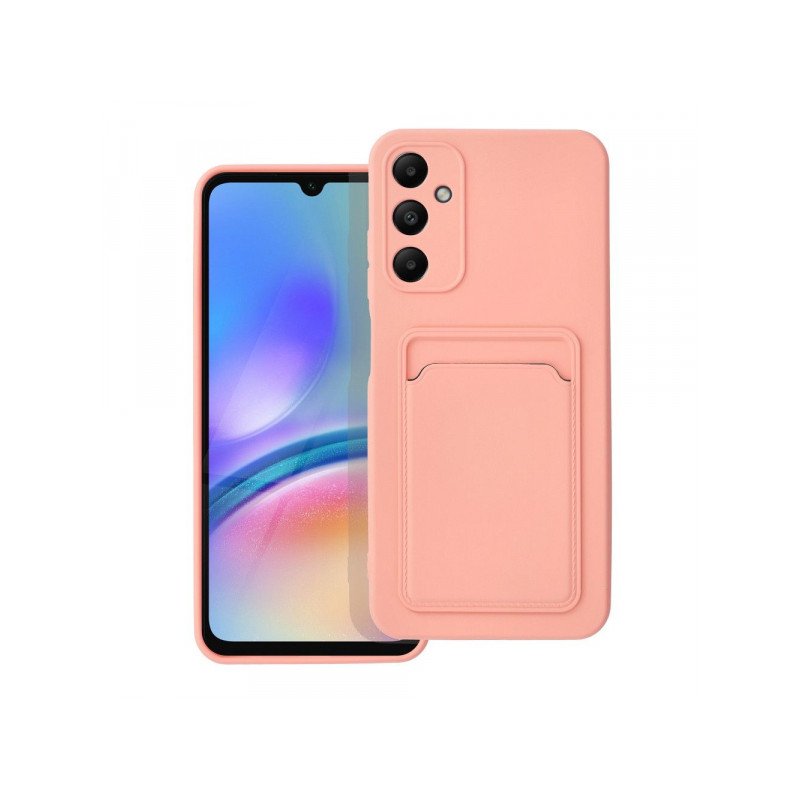 Viedtālruņa aizmugurējais vāciņš Samsung Galaxy A05S CARD Case Pink