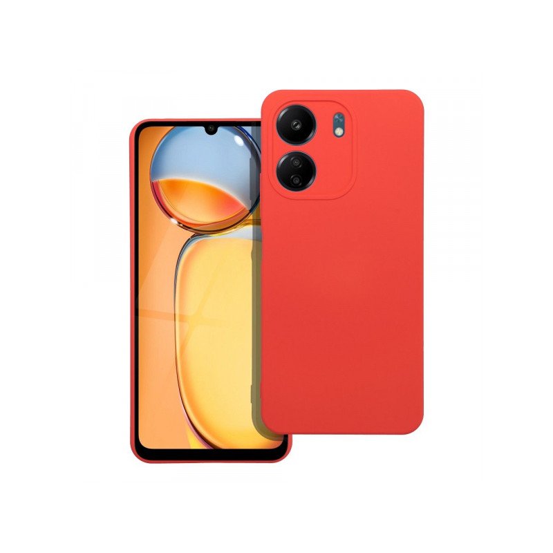 Viedtālruņa aizmugurējais vāciņš Xiaomi Redmi 13C Silicone PART Peach