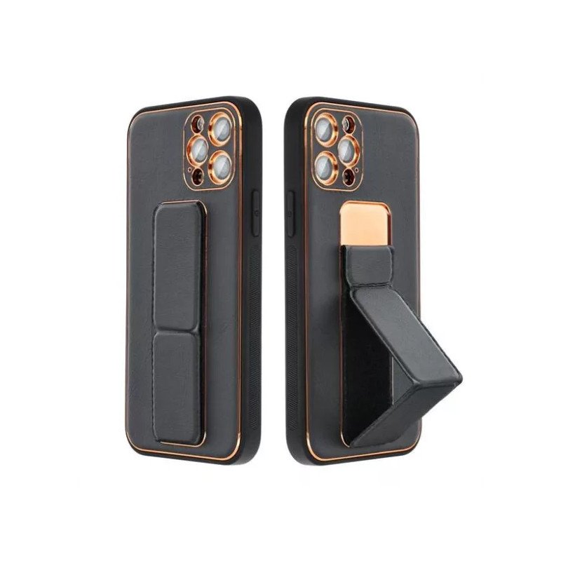 Viedtālruņa aizmugurējais vāciņš Xiaomi Redmi 13C Kickstand Case Black