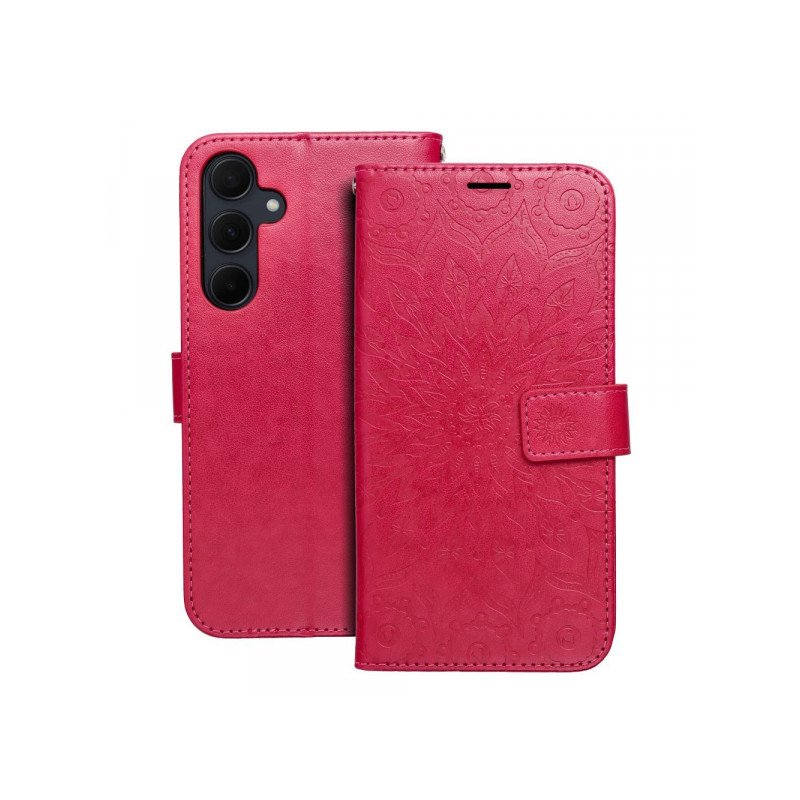 Viedtālruņa atveramais maciņš Samsung Galaxy A35 Mezzo Book Mandala Pink