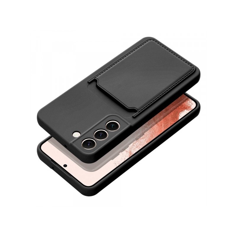Viedtālruņa aizmugurējais vāciņš Samsung Galaxy A55 5G CARD Case Black