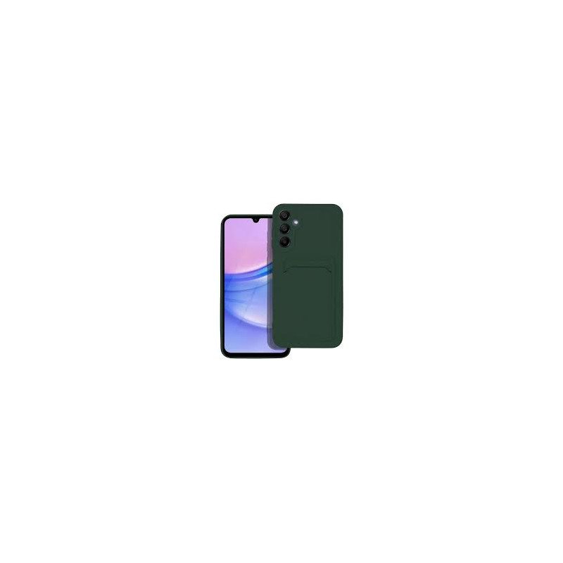 Viedtālruņa aizmugurējais vāciņš Samsung Galaxy A55 5G CARD Case Green