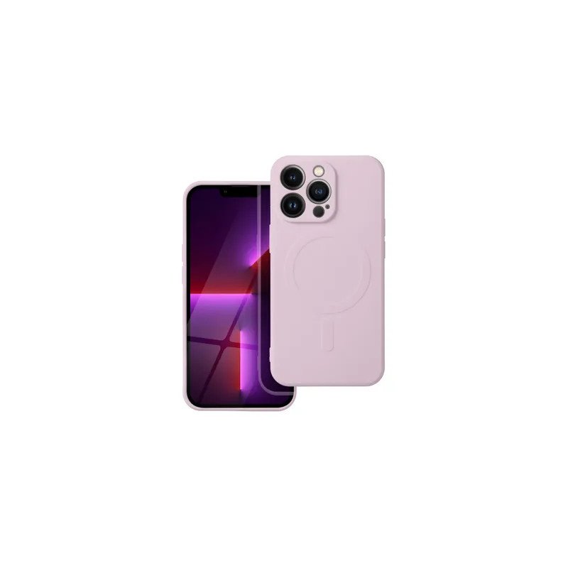 Viedtālruņa aizmugurējais vāciņš Samsung Galaxy S24 Ultra Silicon Mag case Pink