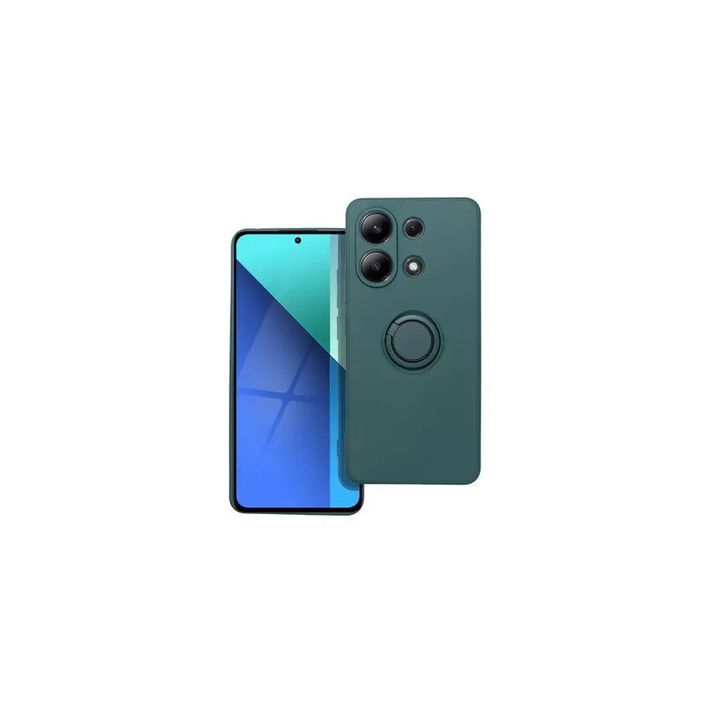 Viedtālruņa aizmugurējais vāciņš Xiaomi Redmi Note 13 Silicone Ring Case Green