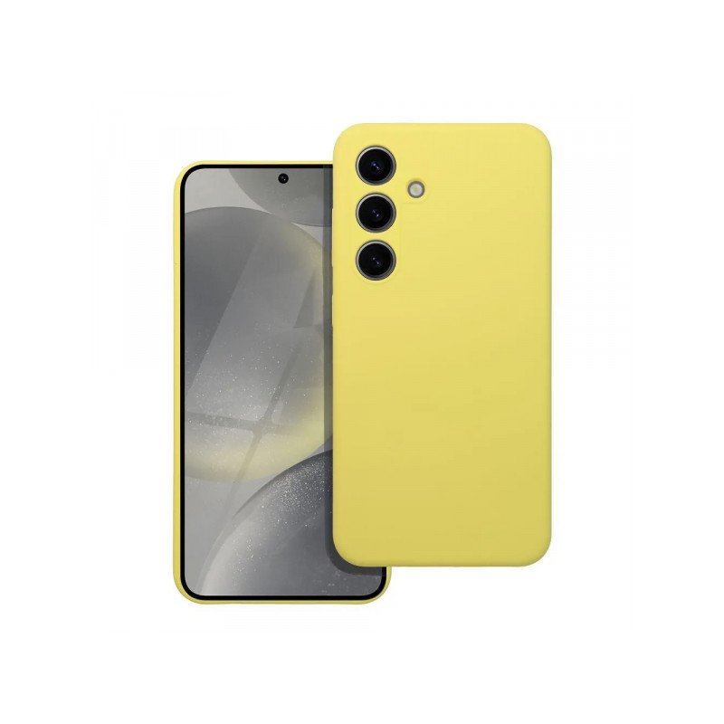 Viedtālruņa aizmugurējais vāciņš Xiaomi Redmi A3 Silicone PART Yellow