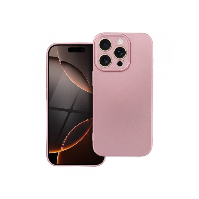 Viedtālruņa aizmugurējais vāciņš Apple iPhone 16 Pro Metallic Pink