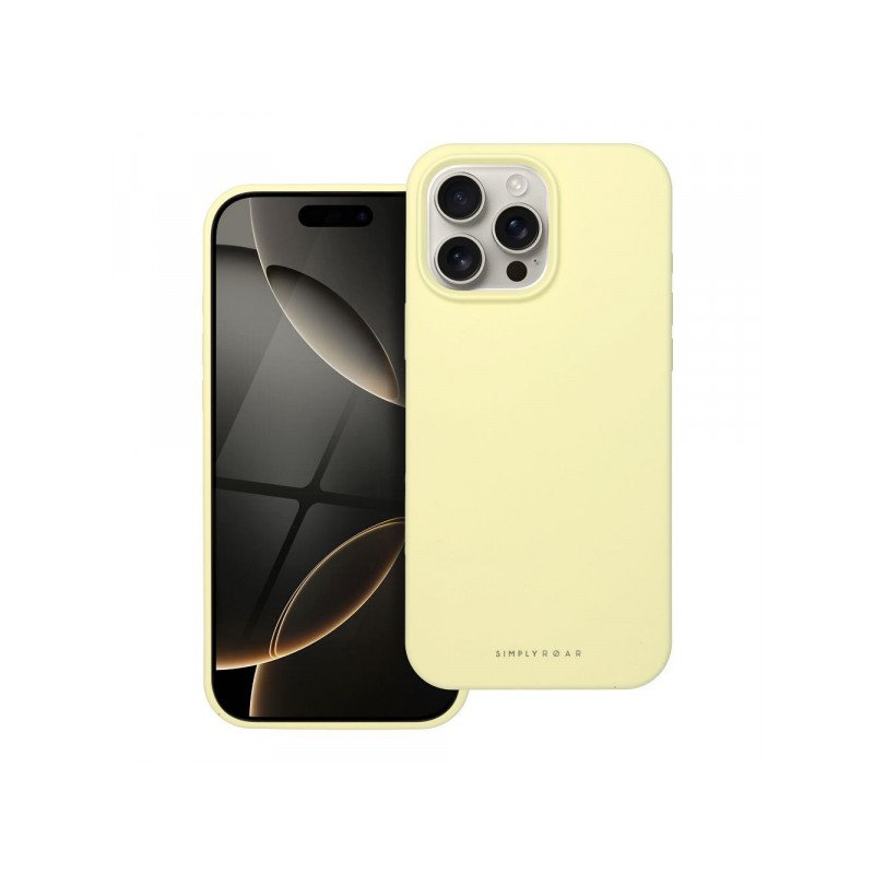 Viedtālruņa aizmugurējais vāciņš Apple iPhone 16 Pro Max Cloud Skin Yellow