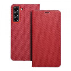 Viedtālruņa atveramais maciņš Samsung Galaxy S21 FE Luna Book Red