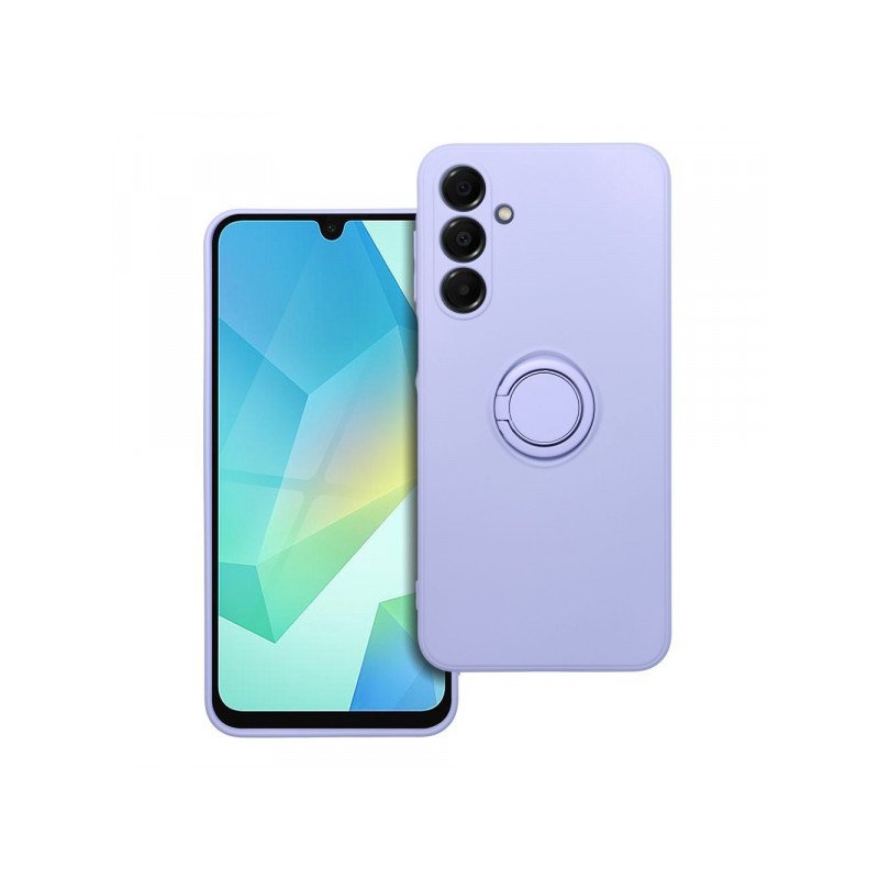 Viedtālruņa aizmugurējais vāciņš Samsung Galaxy A16 Silicone Ring Violet